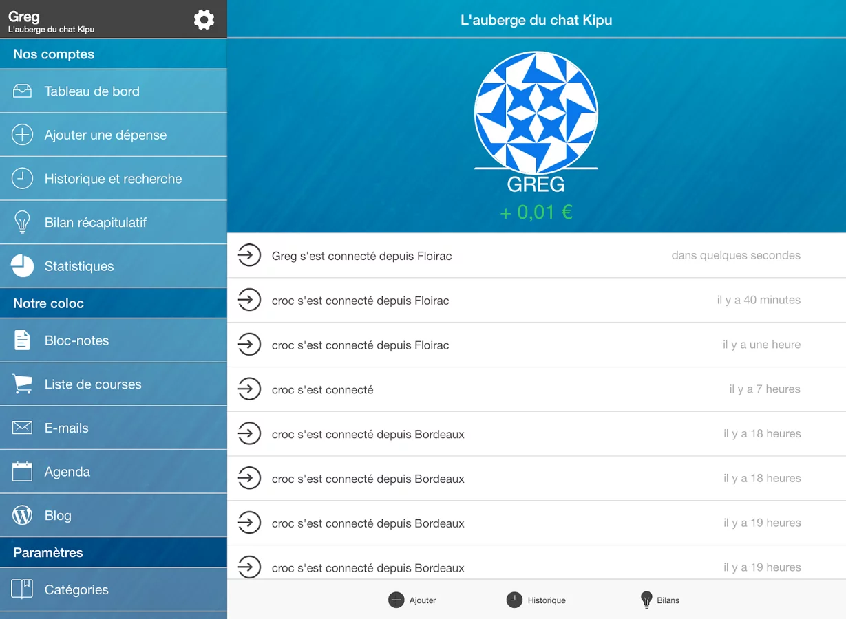 Ze-Coloc - Comptes en commun v1.3.7