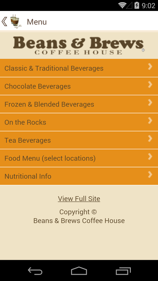Beans & Brews v1.0.0