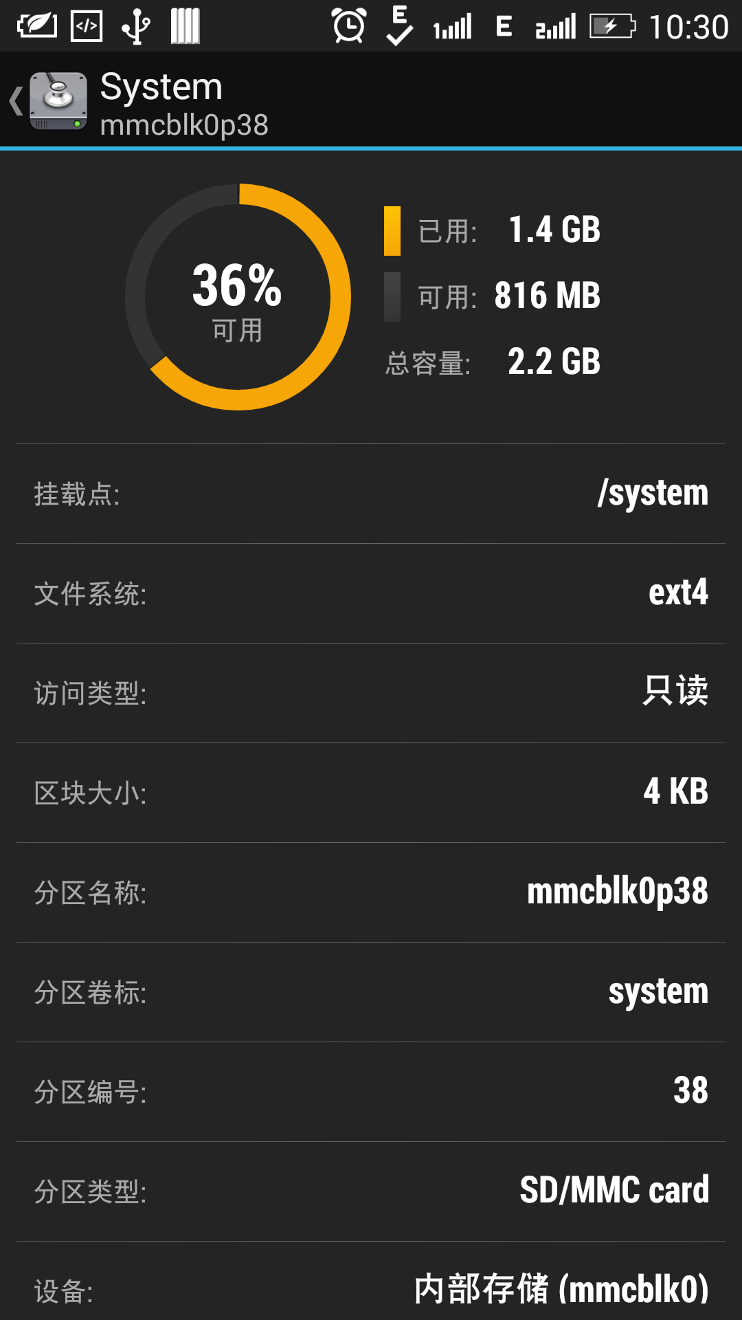 手机存储分区监测 v6.1