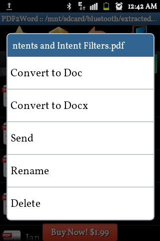 PDF to Word Converter Demo v2.3.6