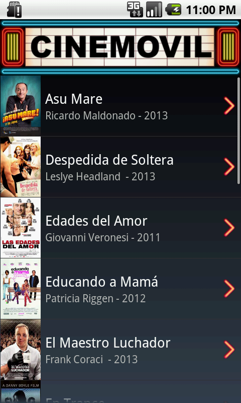 Cine Movil: Cartelera en Perú v1.1.3