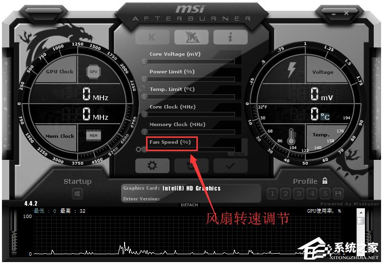 MSI Afterburner(微星显卡超频软件) V4.6 中文版