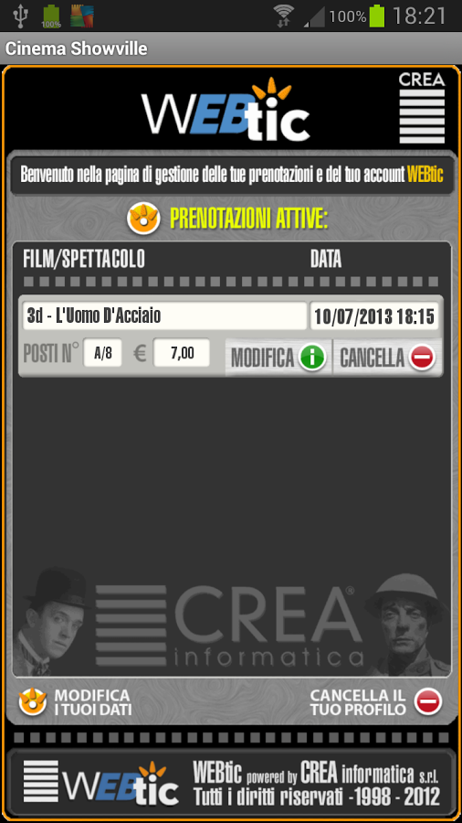 Webtic Showville Bari Cinema v1.1