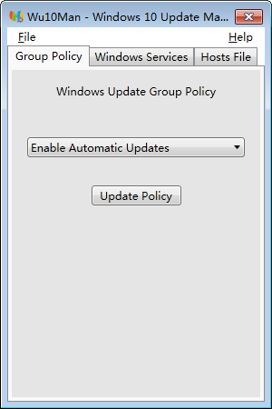 Wu10Man(禁用win10自动更新) V2.0.0 绿色版