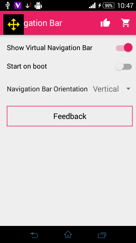 Virtual Navigation Bar v1.2.0