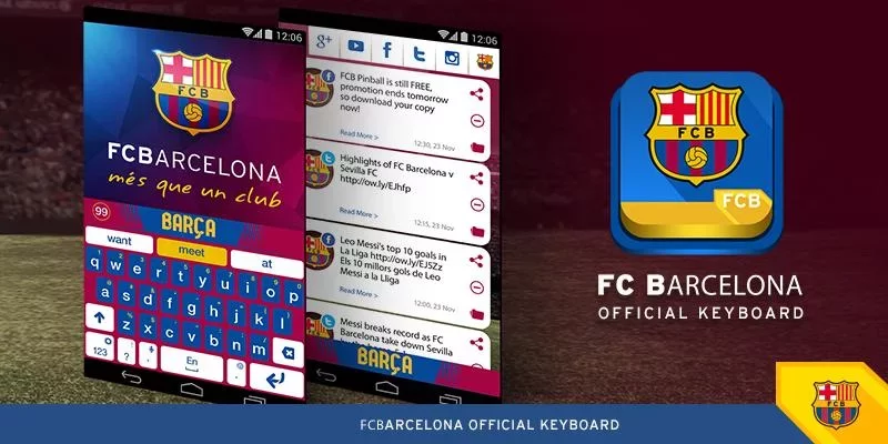 FC Barcelona Official Keyboard v3.1.1.1