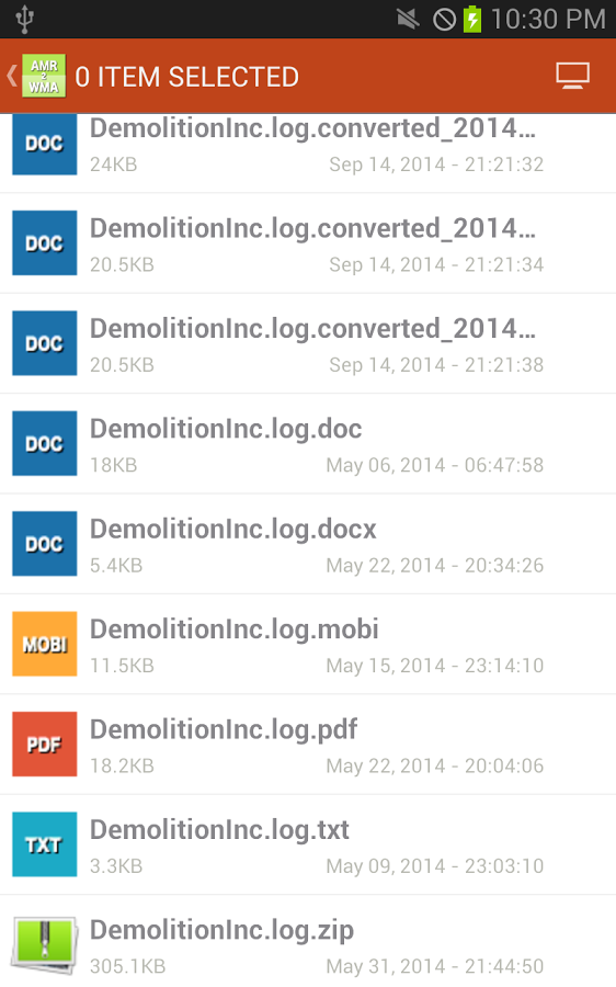 AMR到WMA在线转换 v1.7.0
