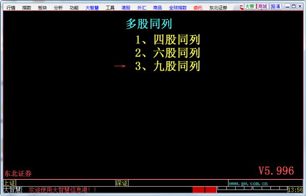 东北证券大智慧软件 V5.997