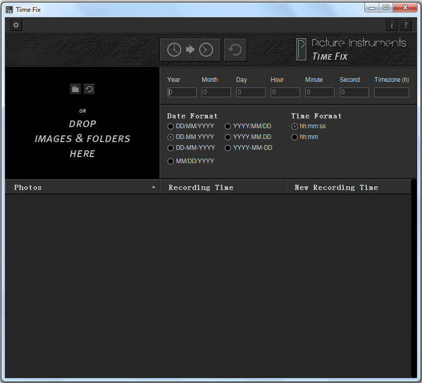 Time Fix(照片时间修改软件) V2.0.2 英文版