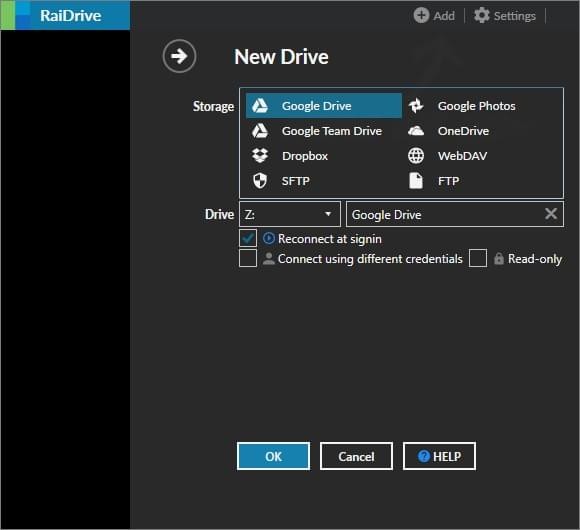 RaiDrive 官方版V1.4.4.0