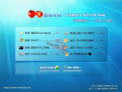 番茄花园 GHOST WIN10 X64 万能装机版 V2018.12（64位）