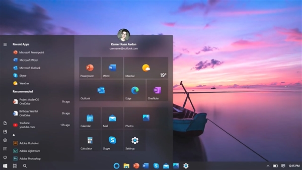 设计师打造Windows 20概念流畅设计