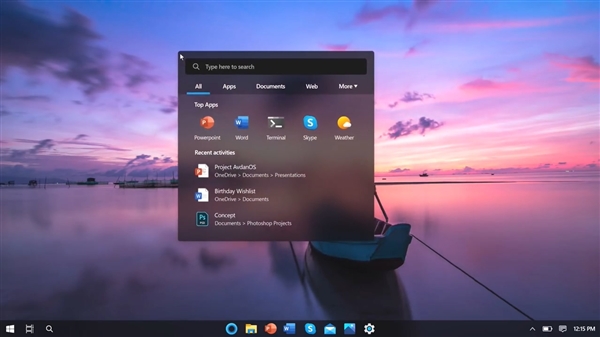 设计师打造Windows 20概念流畅设计