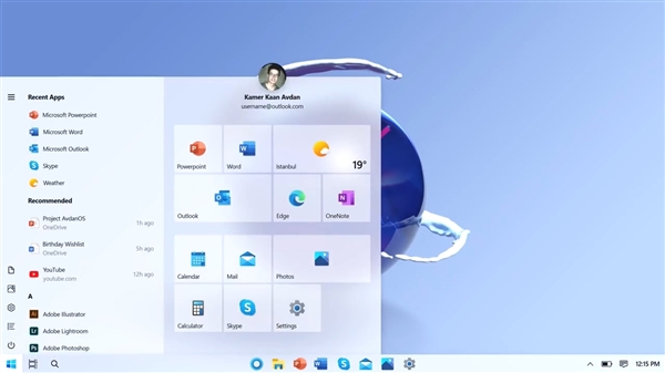 设计师打造Windows 20概念流畅设计