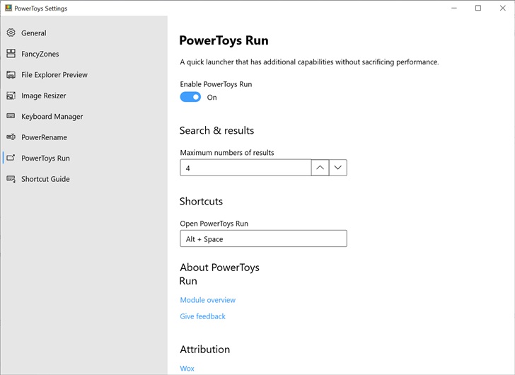 微软发布Win10工具PowerToys 0.18.0