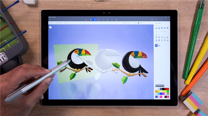 微软Win10画图3DApp新推送