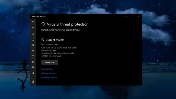 部分用户反馈win10出现WindowsDefender