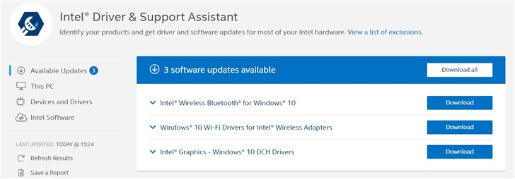 英特尔为微软新版本推出新更新：Win10